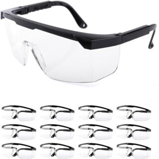 EN166 safety glasses Kenya Protecta clear lens medium