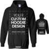 Hoodie printing in Nairobi on unisex hoodies with kangaroo pocket