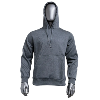 Light grey polycot hoodies in Kenya with kangaroo pocket and hooded neck