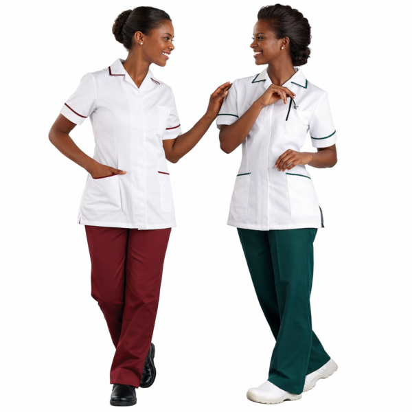 Nursing uniform tunic in Kenya for ladies healthcare staff