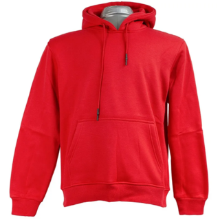 Plain red hoodie in Kenya with kangaroo pocket and hooded neck