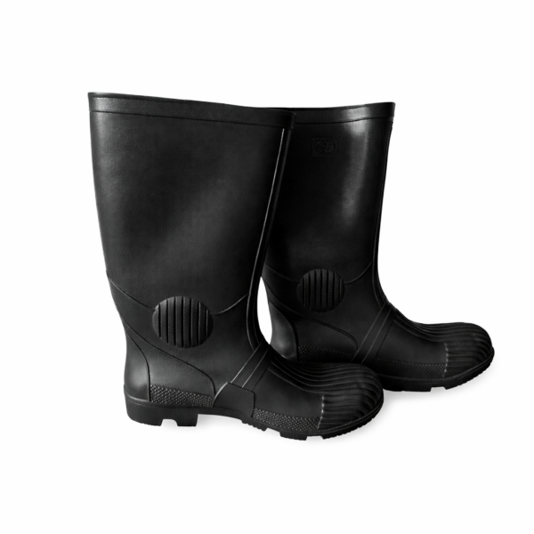 Black Heavy Duty Gumboots Kenya – Waterproof Industrial Work Boots