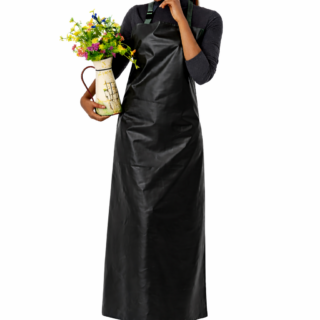Black PVC waterproof apron Kenya full length industrial apron