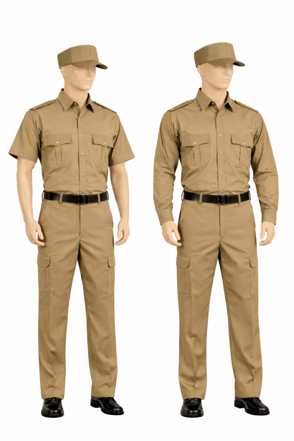 Branded security uniforms in Kenya made from durable twill fabric for professional guard teams