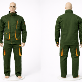 Custom industrial shirt and trouser Kenya made from twill fabric with optional reflector tape