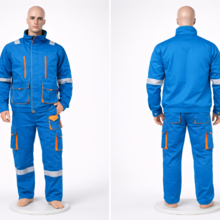 Custom engineer suit Kenya made from twill fabric with optional reflector tape