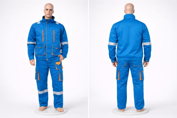 Custom engineer suit Kenya made from twill fabric with optional reflector tape
