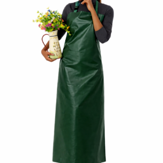 Dark Green PVC waterproof apron Kenya full length industrial apron