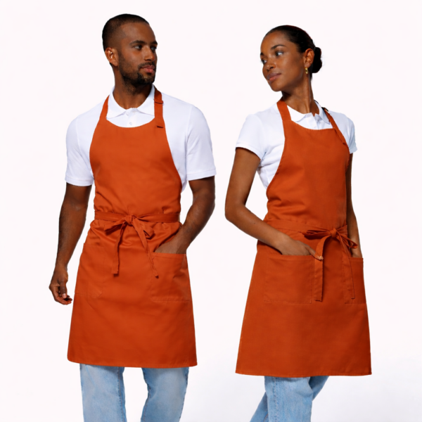 Full bib apron Kenya smart professional catering and hospitality apron
