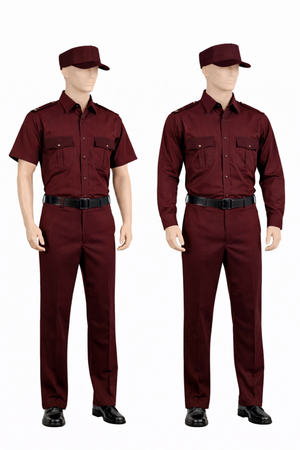 Full set security uniform in Kenya made from durable twill fabric for professional guard teams