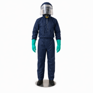 Hazmat spray overall Kenya yellow hooded waterproof protective overall