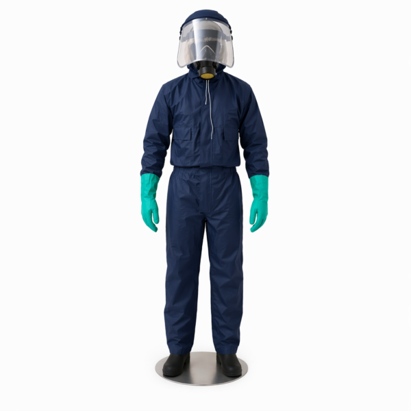 Hazmat spray overall Kenya yellow hooded waterproof protective overall