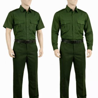 Jungle Green Security Uniform in Kenya Professional Twill Guard Wear