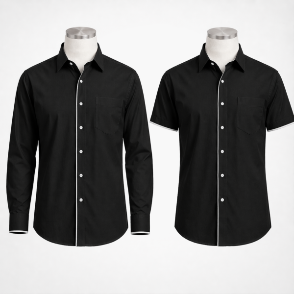 Long Sleeve Waiter Shirts Kenya Professional Hospitality Uniform Shirts