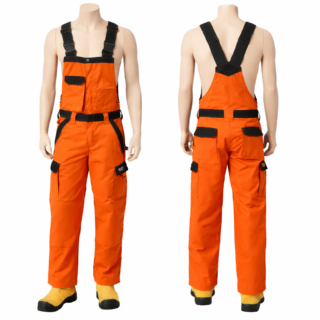 Men’s industrial worker dungarees Nairobi made from durable twill fabric for workshop and factory use