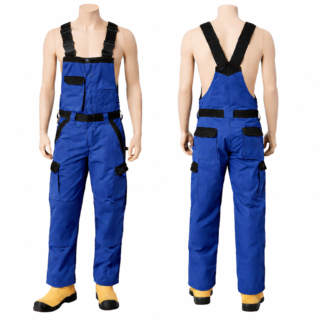 Men’s multipocket cargo overalls Kenya made from durable twill fabric for industrial use