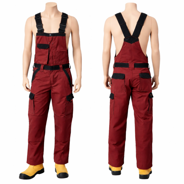Men’s safety dungarees Nairobi made from durable twill fabric for industrial use