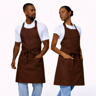 Professional bib apron Kenya smart full-coverage hospitality work apron