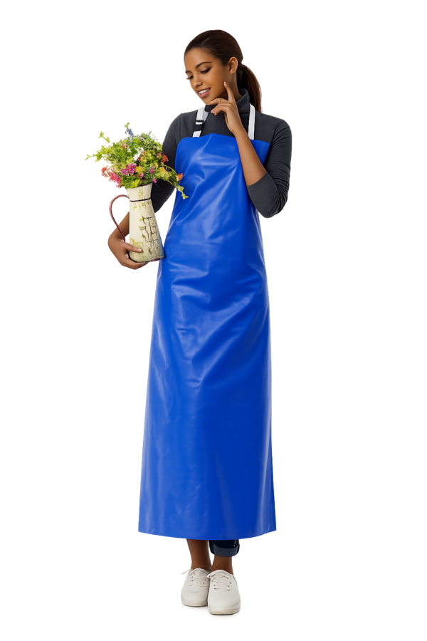 Royal Blue PVC Waterproof Apron Kenya