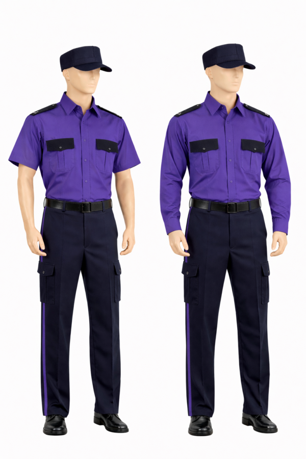 Security guard shirt and trouser in Kenya made from durable twill fabric for professional guard teams