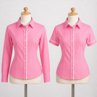 Short Sleeve Waitress Shirts Kenya Professional Hospitality Uniform Blouses
