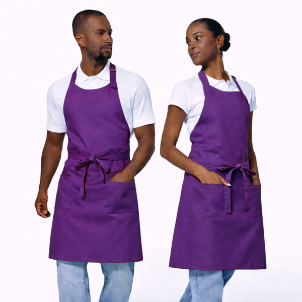 Unisex bib apron Kenya smart professional catering and hospitality apron