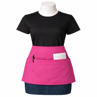 Unisex waiter half apron Kenya smart professional hospitality service apron