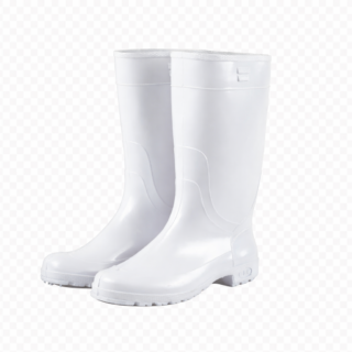 White Light Duty Gumboots Kenya – Waterproof Everyday Work Boots