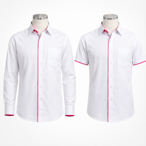 White Waiter Shirts Kenya Professional Hospitality Uniform Shirts