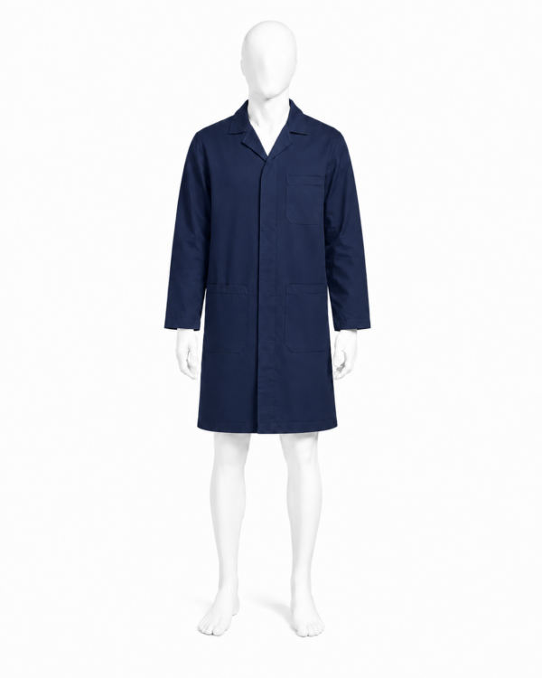 Navy Blue Dust Coat in Kenya – 265 GSM Tertrex Workwear