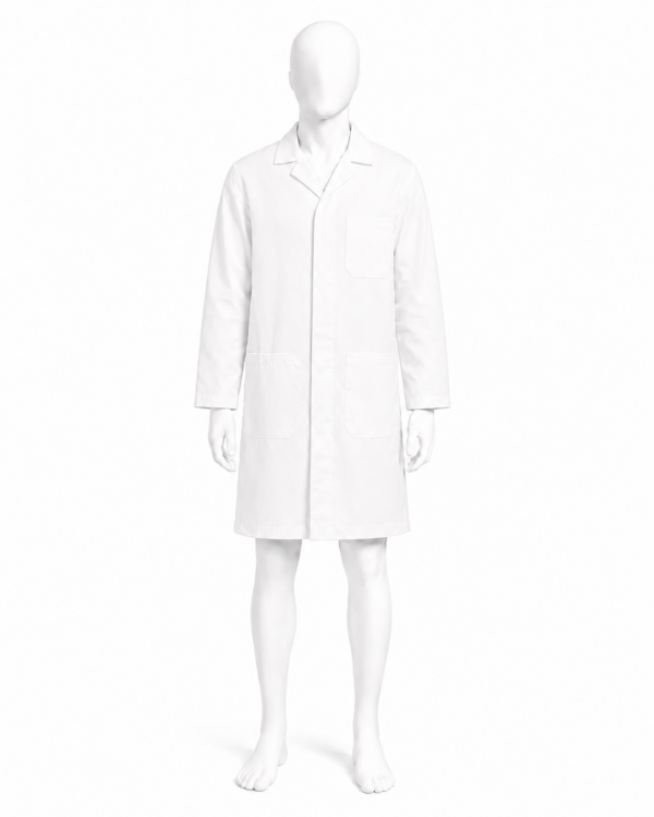 White Dust Coat in Kenya – 265 GSM Tetrex Workwear