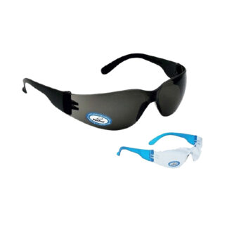 Vaultex V701 safety spectacles in clear and dark anti-scratch polycarbonate lens options